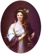 elisabeth vigee-lebrun Portrait of Mme D'Aguesseau oil painting artist